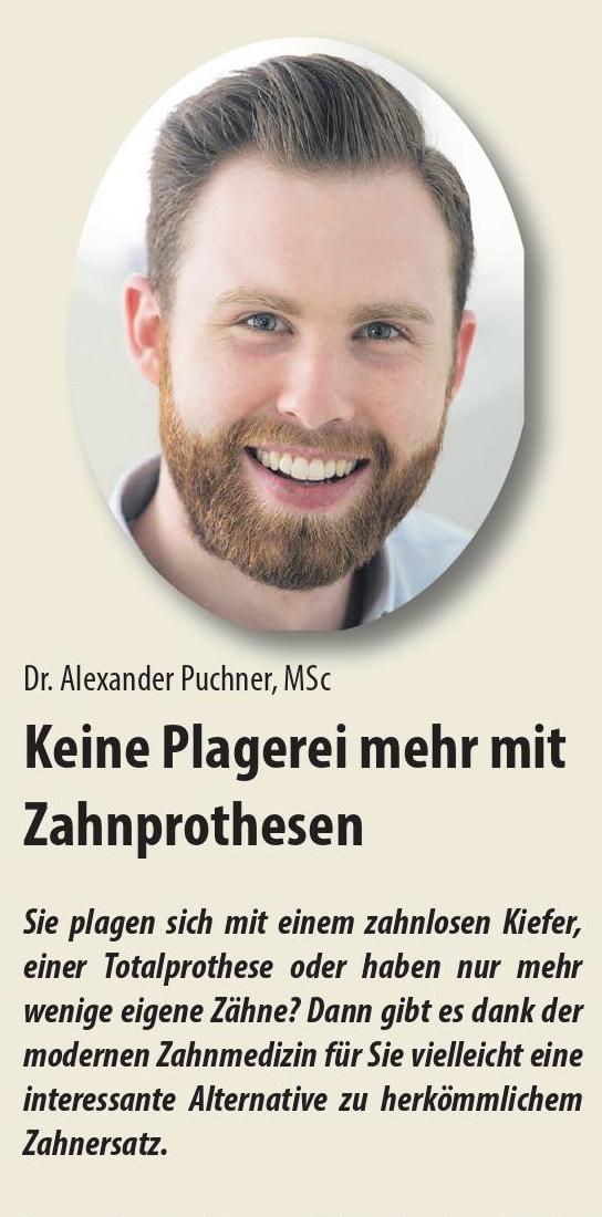 Zeitungsausschnitt Dr. Alexander Puchner, NÖN - All on 4